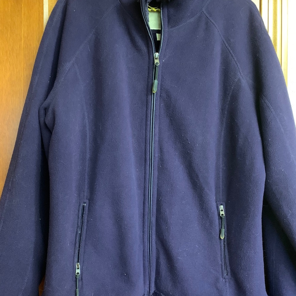 Nice Fleece Zippered Coat Size XL